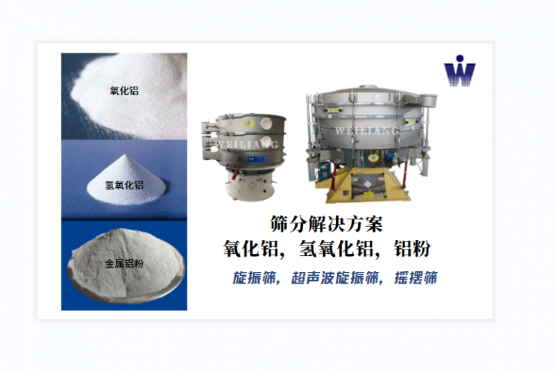 氧化鋁、氫氧化鋁、金屬鋁粉篩分案例